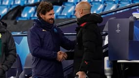 André Villas-Boas et Pep Guardiola