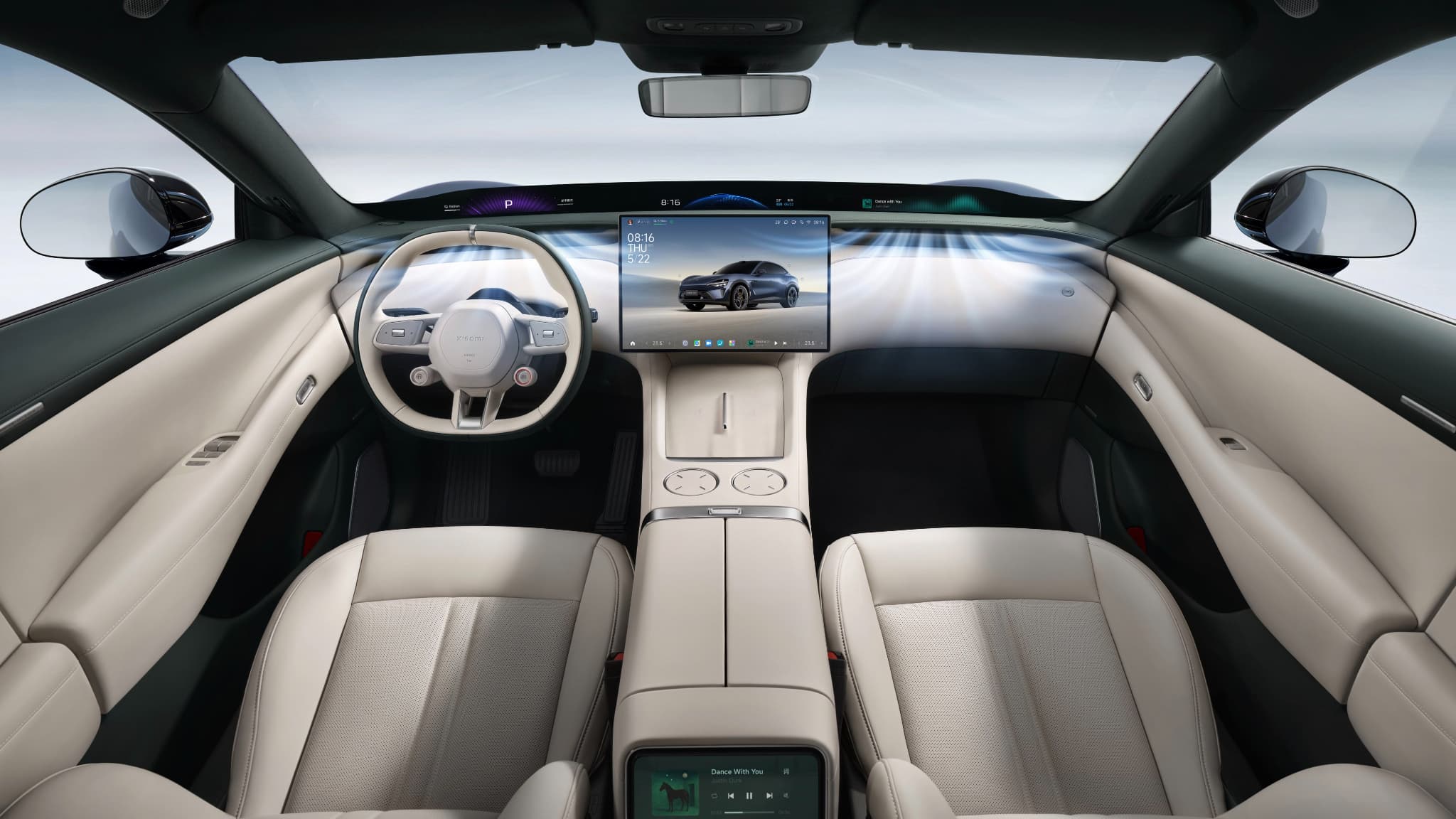 The interior of the Xiaomi Yu7. The interior of the Xiaomi Yu7.