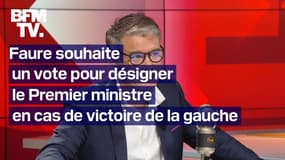 Législatives: Olivier Faure "souhaite un vote" pour désigner un Premier ministre en cas de victoire du Nouveau Front populaire