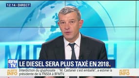 Le diesel sera plus taxé en 2018
