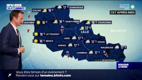 Météo Nord-Pas-de-Calais: des nuages et de la pluie ce lundi, jusqu'à 16°C à Calais et 17°C à Lille