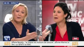 Quand @MLP_officiel évite les questions d'@apollineWakeUp au sujet de son père Jean-Marie Le Pen @lepenjm ...