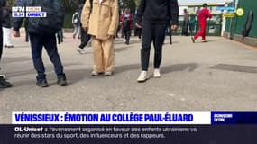 Vénissieux : émotion au collège Paul-Eluard