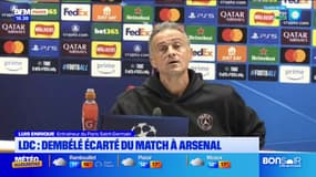 Ligue des champions: Luis Enrique justifie la mise à l'écart d'Ousmane Dembélé pour le match face à Arsenal