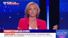 Valérie Pécresse souhaite que "toutes les caméras des lycées puissent être supervisées pour prévenir toutes les rixes" 