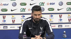 Équipe de France / Giroud : "mon travail est d'aider l'équipe en marquant des buts"