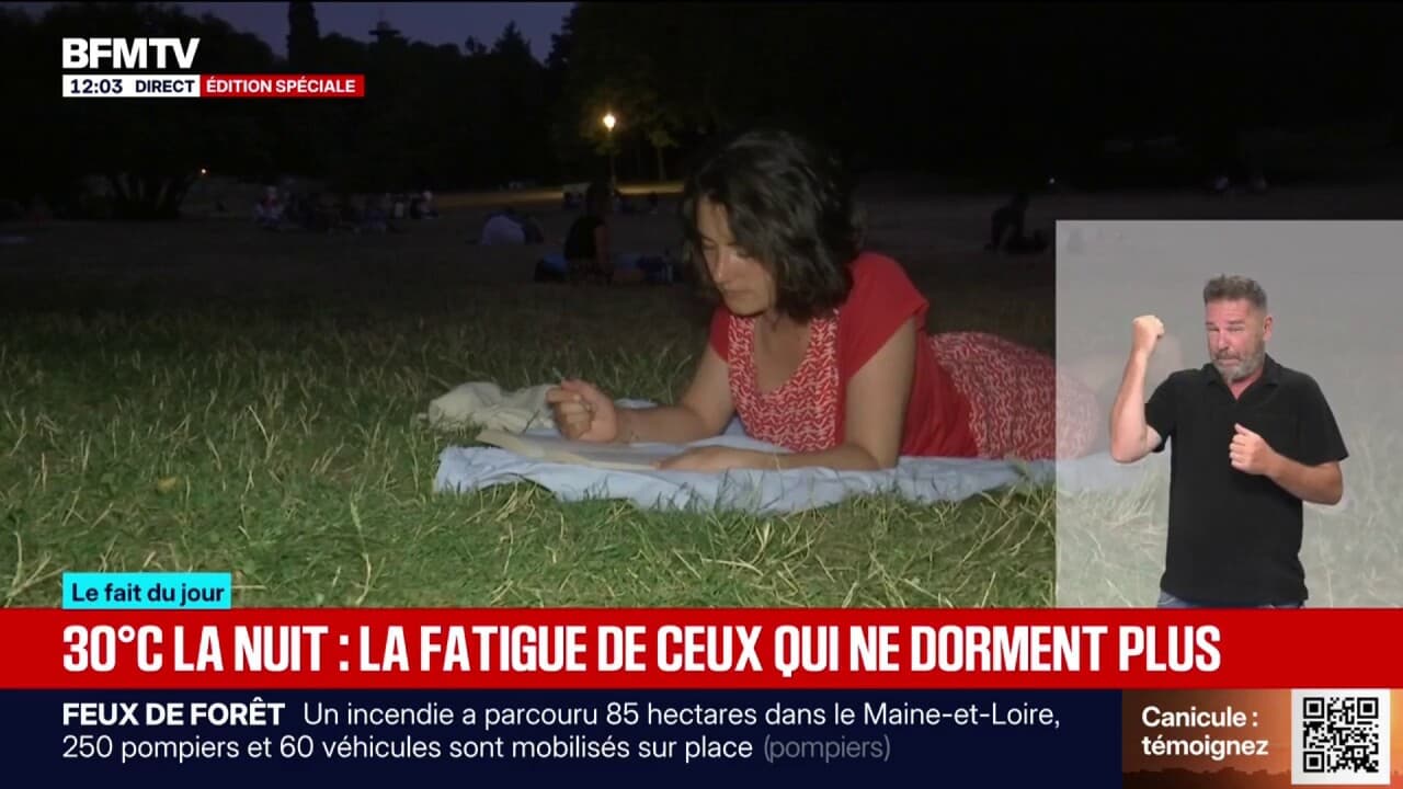 Canicule: des nuits tropicales difficilement supportables