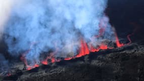 Le Piton de la Fournaise en éruption pour la quatrième fois cette année.