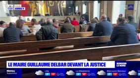 North: Guillaume Delbar, the mayor of Roubaix, in court