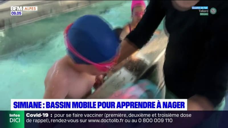 Simiane-la-Rotonde: un bassin mobile pour apprendre à nager