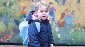 Le Prince George lors de sa rentrée à la crèche