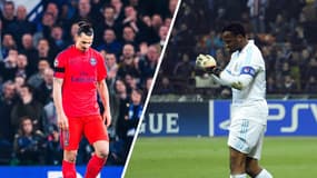 Zlatan Ibrahimovic et Steve Mandanda, tous deux exclus en 1/8es de C1