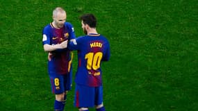 Andrés Iniesta et Lionel Messi