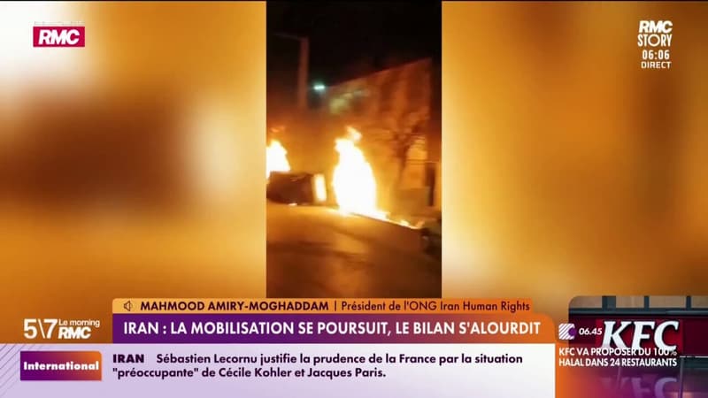Iran : la mobilisation se poursuit, le bilan s'alourdit