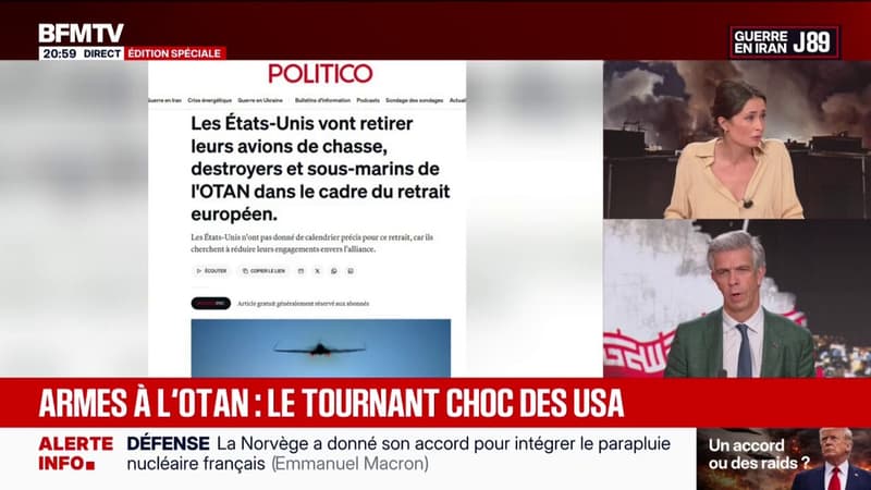 OTAN: les États-Unis souhaitent une réduction majeure de leur capacité militaire en Europe