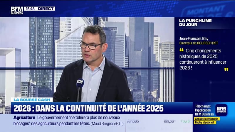 La bourse cash : « 5 changements historiques de 2025 continueront à influencer 2026 !» - 19/12