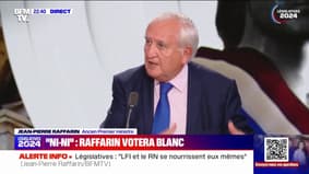 Pour Jean-Pierre Raffarin, François Hollande "n'a pas été à la hauteur de sa propre histoire" en s'alignant "sur Jean-Luc Mélenchon"