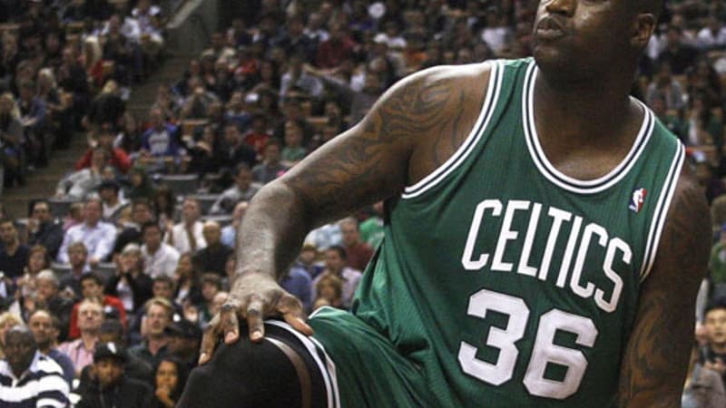 Shaquille O'Neal a terminé sa carrière aux Celtics