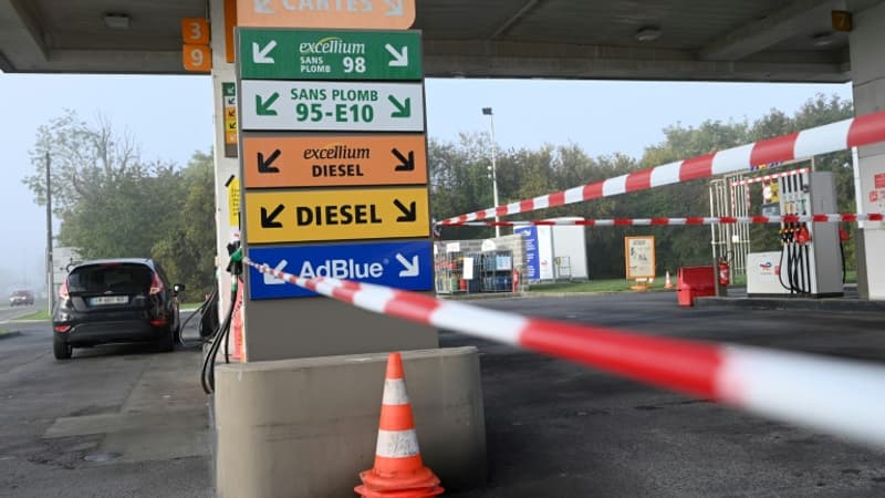 Carburant: le retour à la normale prendra plus d'une semaine, selon un syndicat des stations-service