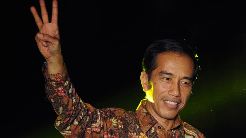Jakarta Joko Widodo après la déclaration de sa victoire à la présidentielle en Indonésie.