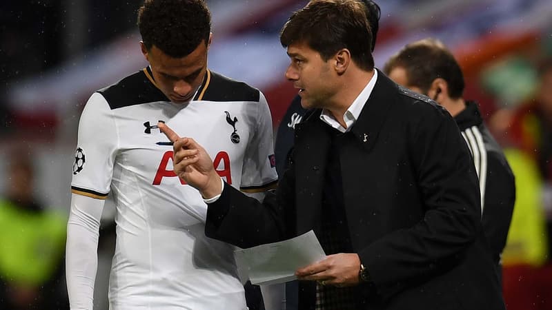 Dele Alli et Mauricio Pochettino