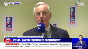 Covid-19: pour Michel Barnier, "il faut peut-être envisager à nouveau la gratuité des tests à titre de prévention"