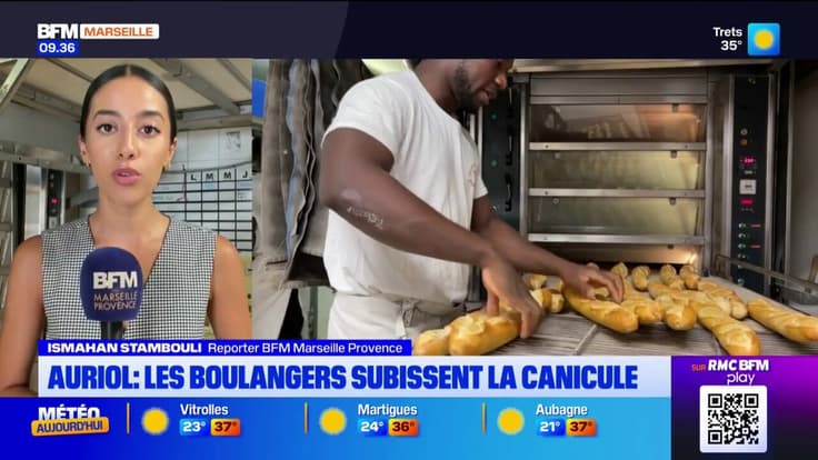 Auriol : les boulangers subissent la canicule 