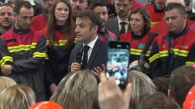 Emmanuel Macron à Dunkerque, le 12 mai 2023