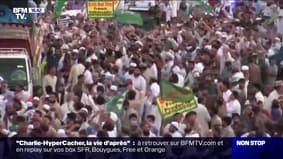 Pakistan: les images d’une manifestation anti-Charlie Hebdo