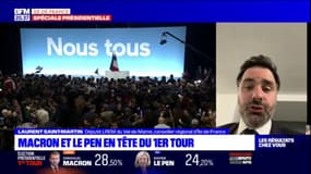 Présidentielle: le conseiller régional (LaRem) Laurent Saint-Martin estime que les Français "saluent le bilan" d'Emmanuel Macron