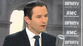 Benoît Hamon mercredi sur BFMTV et RMC.