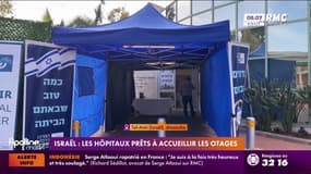 Israël: les hôpitaux prêts à accueillir les otages 