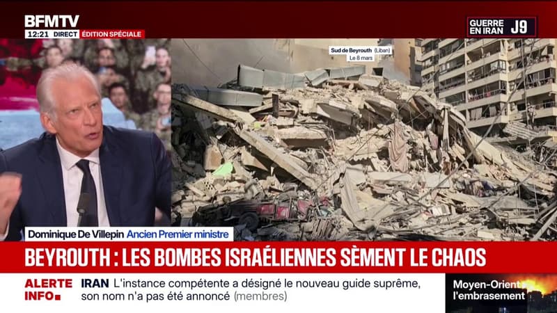 Moyen-Orient: Dominique de Villepin affirme que "ce que font Donald Trump et Benjamin Netanyahu doit avoir des conséquences sonnantes et trébuchantes"