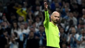 Antony Gautier lors d'un match de Ligue 1, le 1er mai 2022.