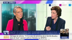 Elisabeth Borne face à Ruth Elkrief