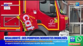 Les sapeurs-pompiers du Nord manifestent face à la vétusté de leurs locaux