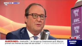 Insécurité et justice: "Ce qui est insupportable, c'est de prononcer une peine et qu'elle n'est pas appliquée" dénonce François Hollande