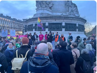 Un rassemblement a été organisé ce jeudi 28 mars sur la place de la République à Paris.