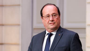 François Hollande le 7 mai 2022 à l'Elysée