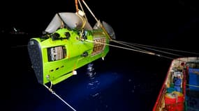 Le submersible avec lequel le cinéaste James Cameron est parvenu à atteindre le fond de la Fosse des Mariannes en 2012 (PHOTO D'ILLUSTRATION)