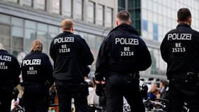 Des policiers à Berlin, en Allemagne. Photo d'illustration