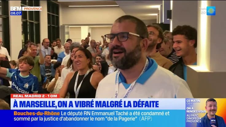 Real Madrid 2 - 1 OM. À Marseille, on a vibré malgré la défaite. 