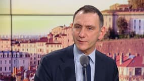 Laurent Jacobelli député de Moselle et porte-parole du Rassemblement national le vendredi 15 mars 2024 sur RMC et RMC Story