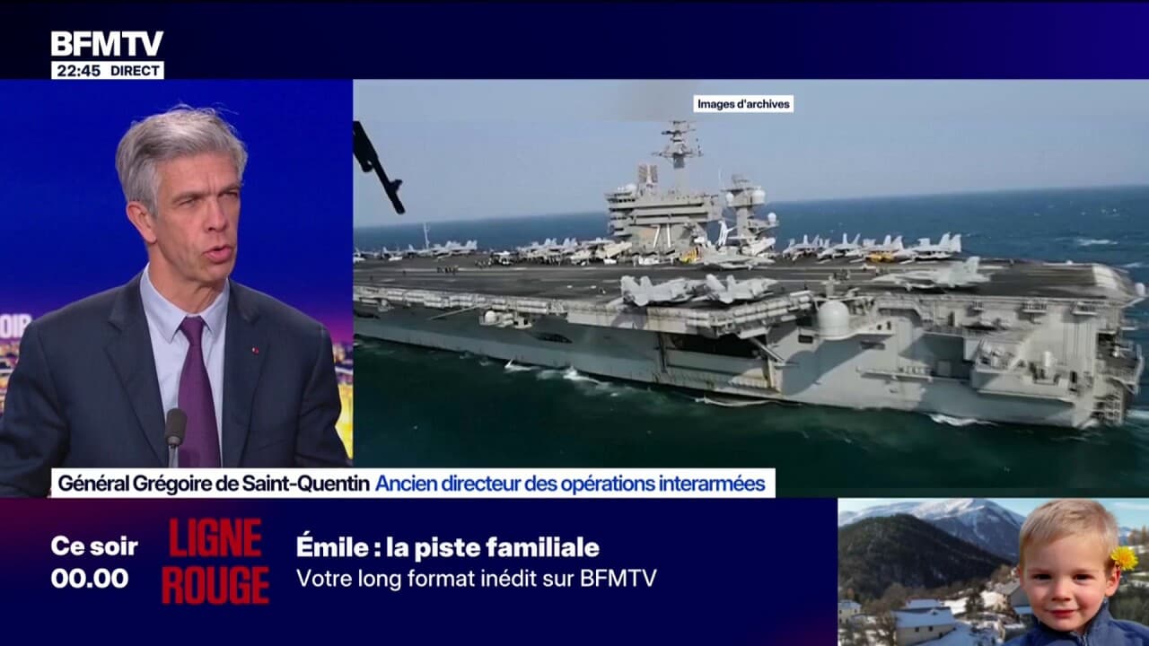 Menaces de frappes américaines sur l'Iran: "La Marine américaine a une puissance de frappe instantanée", explique Grégoire de Saint-Quentin, ancien directeur des opérations interarmées Kép