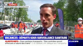 Pass sanitaire: Jean-Baptiste Djebbari annonce "des contrôles à l'abord des trains" et des "contrôles aléatoires dans les trains"