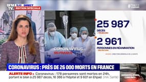 178 nouveaux morts en 24h, soit 25.987 victimes depuis le début de l'épidémie