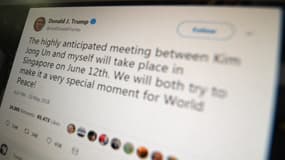 Le président américain s'est fait une réputation d'internaute relativement agressif dans ses tweets. (Photo d'illustration)
