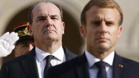 Jean Castex et Emmanuel Macron, le 15 octobre 2021 à Paris