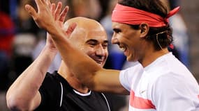 André Agassi et Rafael Nadal