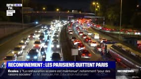 Reconfinement: les Parisiens quittent la capitale